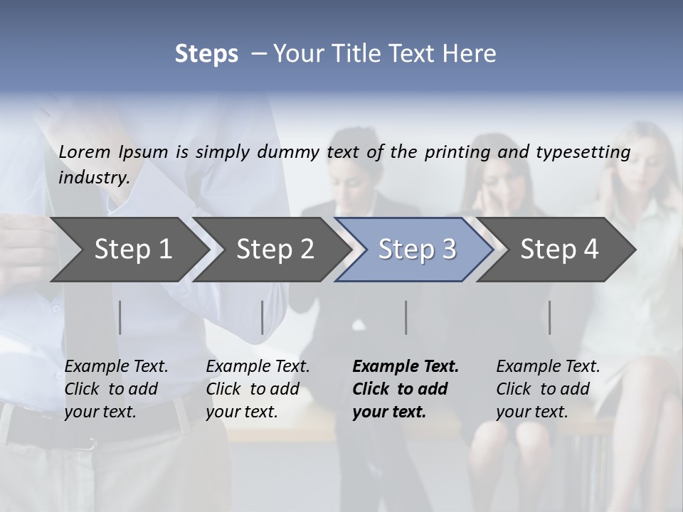 Professionals Preparing For Job Interview PowerPoint Template