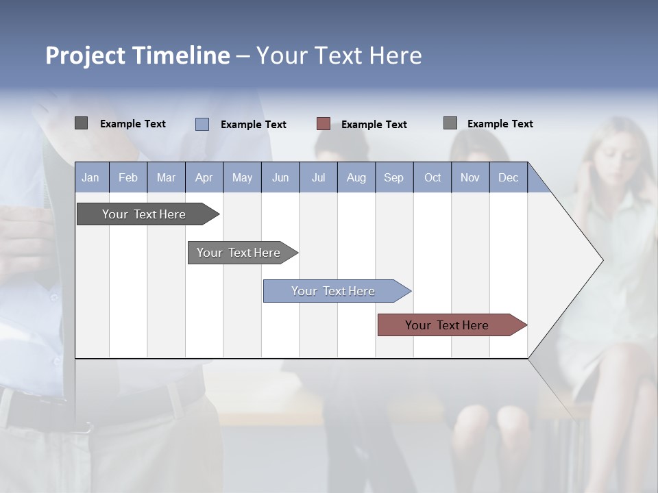 Professionals Preparing For Job Interview PowerPoint Template