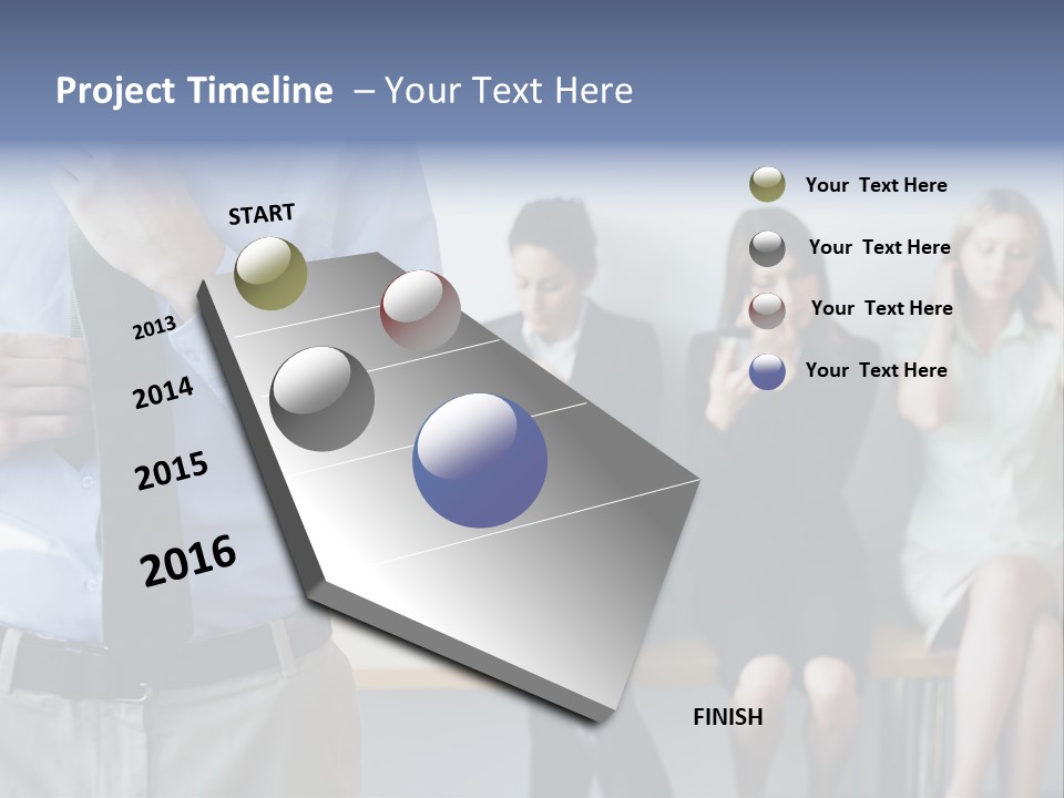 Professionals Preparing For Job Interview PowerPoint Template