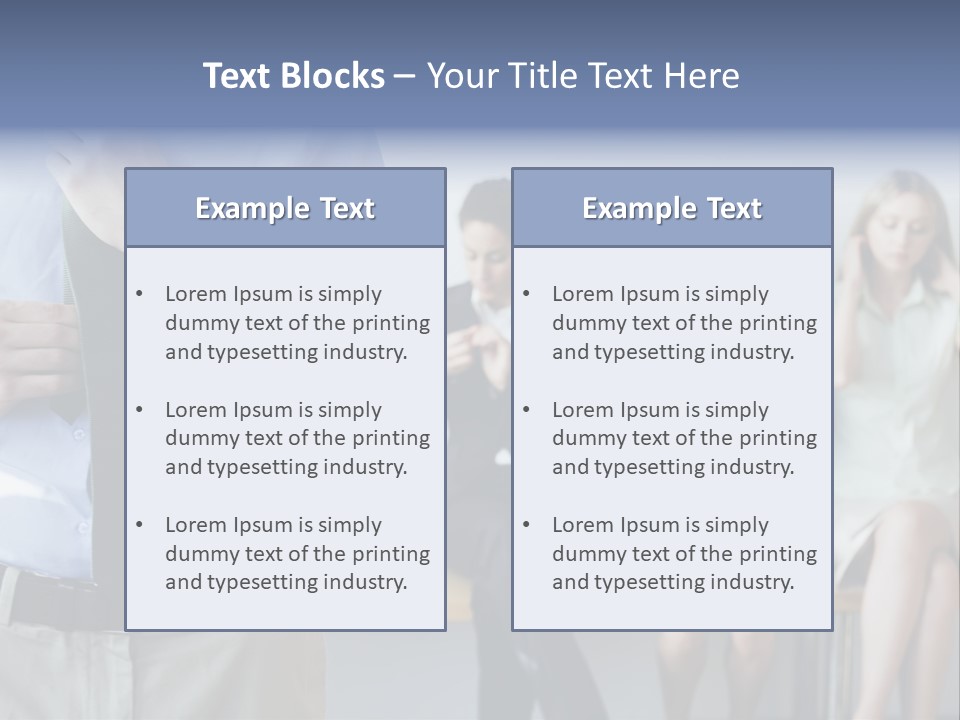 Professionals Preparing For Job Interview PowerPoint Template