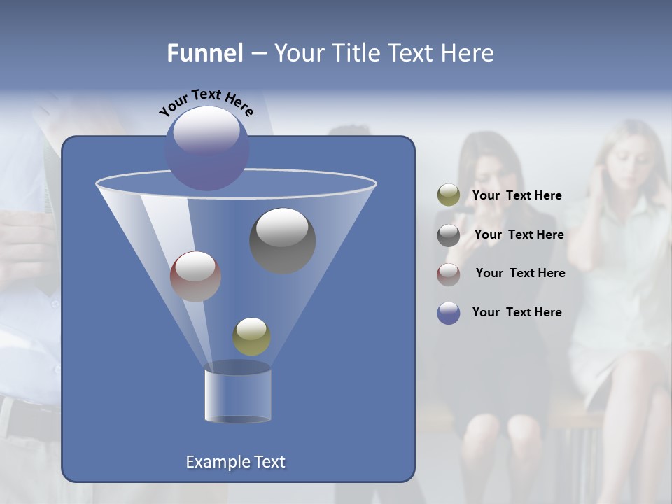 Professionals Preparing For Job Interview PowerPoint Template