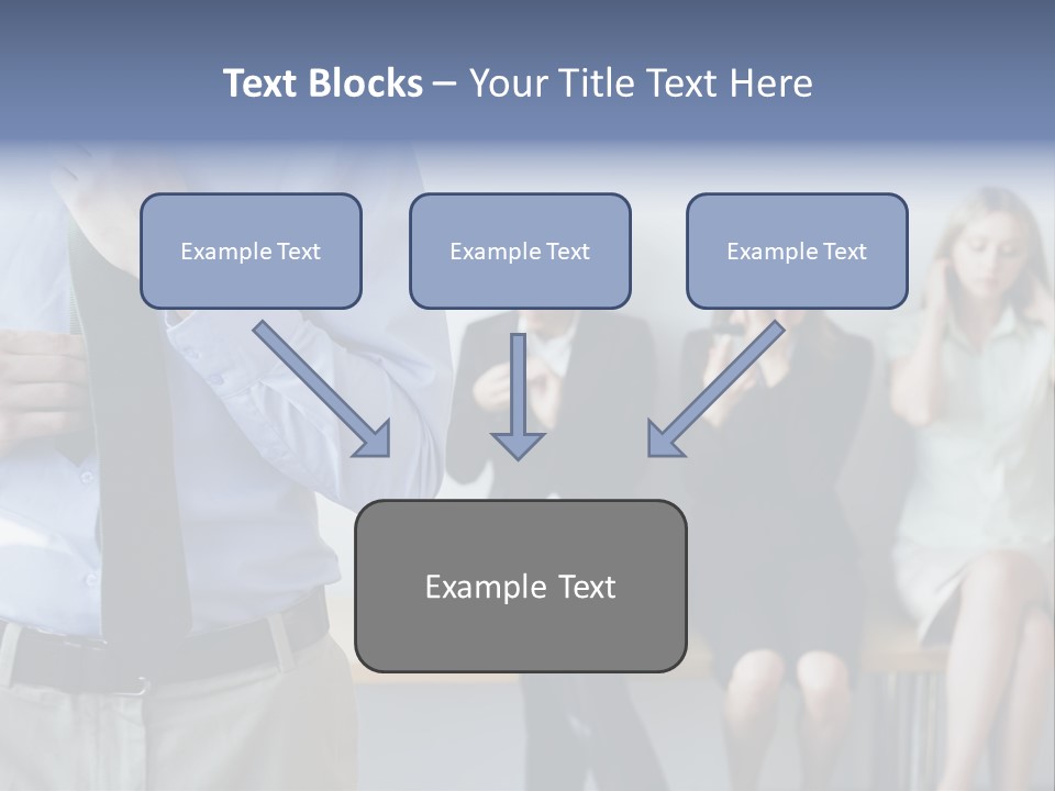 Professionals Preparing For Job Interview PowerPoint Template