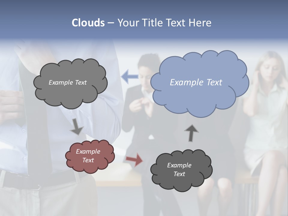 Professionals Preparing For Job Interview PowerPoint Template