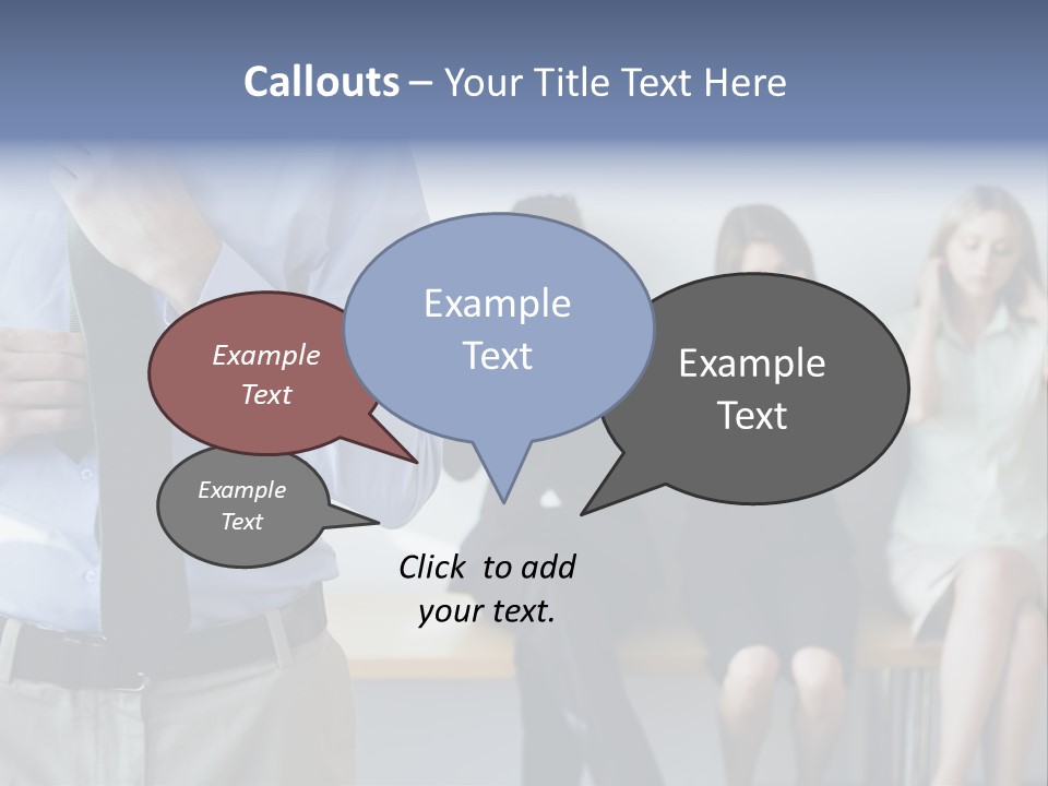 Professionals Preparing For Job Interview PowerPoint Template