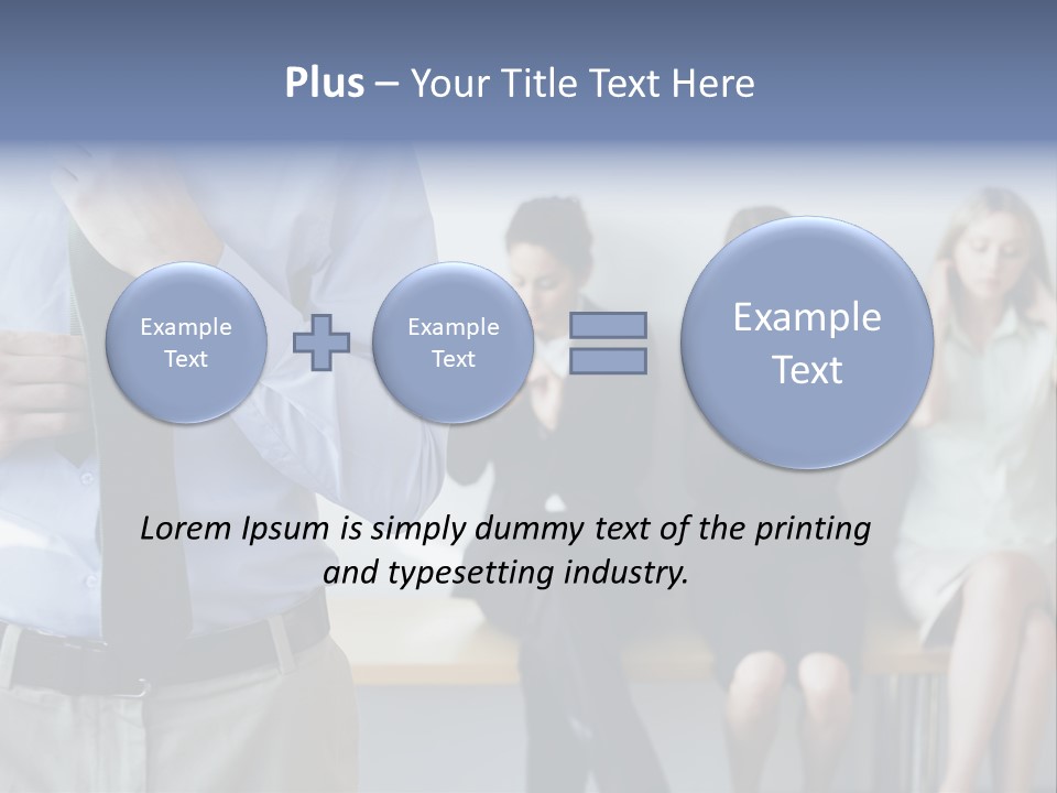 Professionals Preparing For Job Interview PowerPoint Template