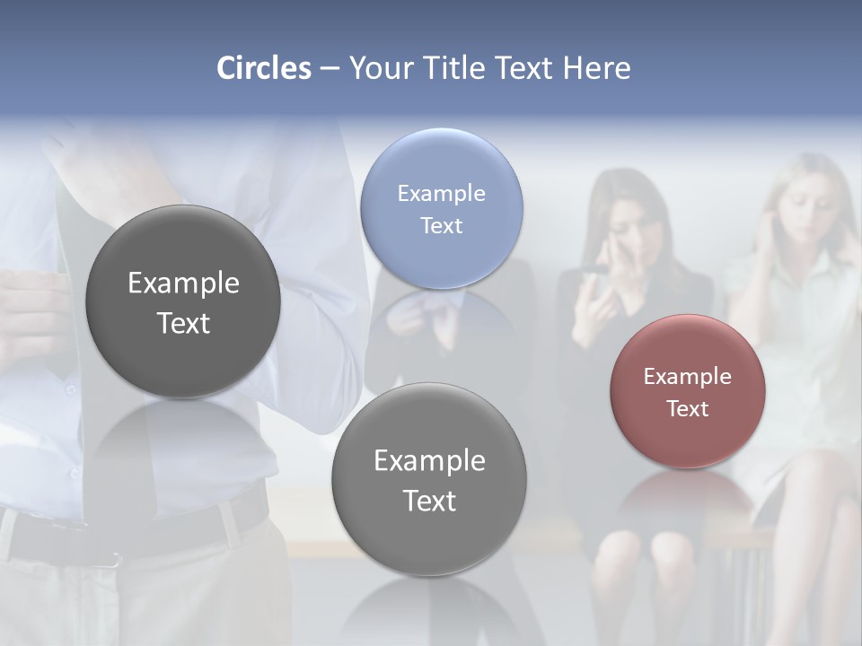 Professionals Preparing For Job Interview PowerPoint Template