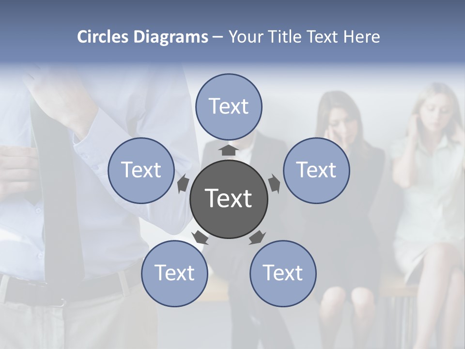 Professionals Preparing For Job Interview PowerPoint Template