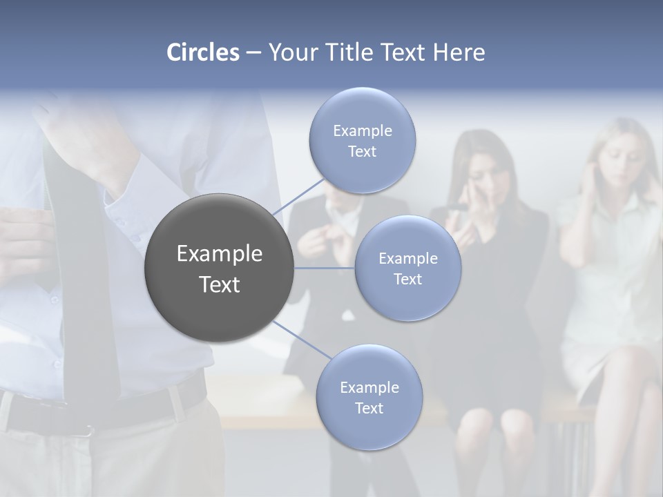 Professionals Preparing For Job Interview PowerPoint Template