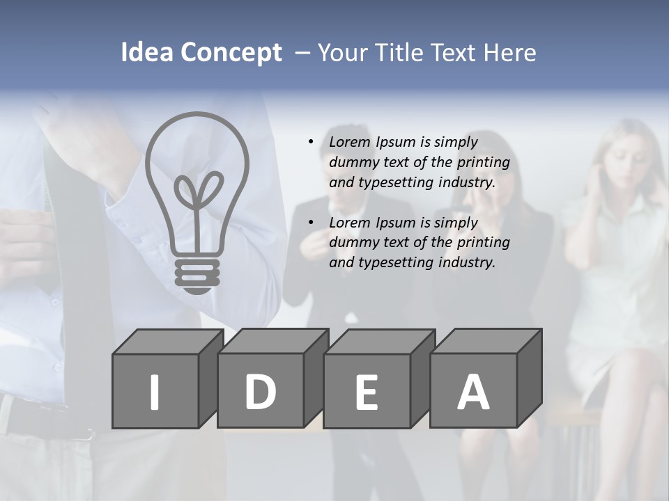 Professionals Preparing For Job Interview PowerPoint Template