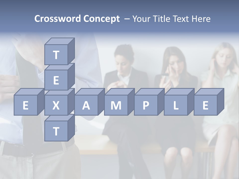 Professionals Preparing For Job Interview PowerPoint Template