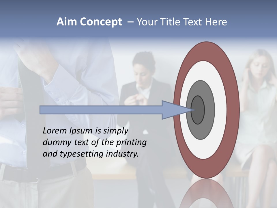 Professionals Preparing For Job Interview PowerPoint Template