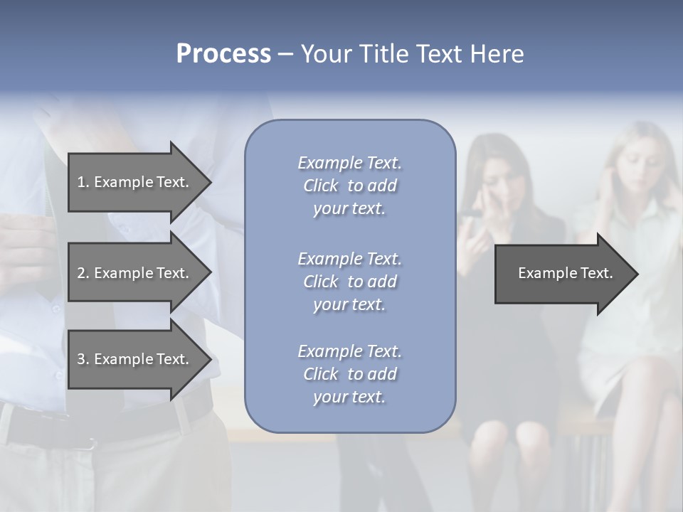 Professionals Preparing For Job Interview PowerPoint Template