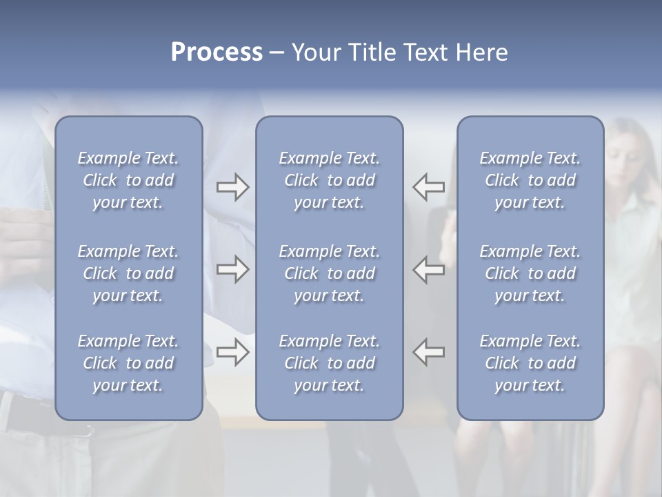 Professionals Preparing For Job Interview PowerPoint Template