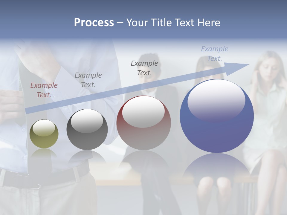 Professionals Preparing For Job Interview PowerPoint Template