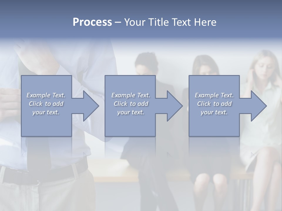 Professionals Preparing For Job Interview PowerPoint Template