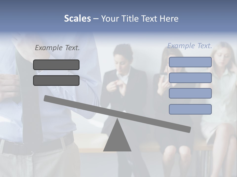 Professionals Preparing For Job Interview PowerPoint Template