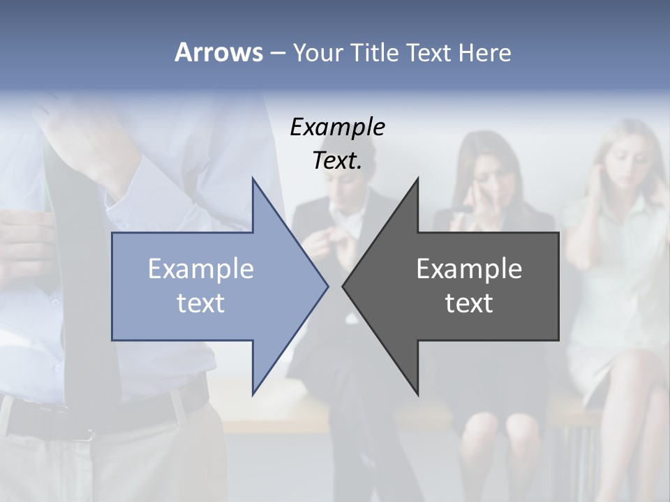 Professionals Preparing For Job Interview PowerPoint Template