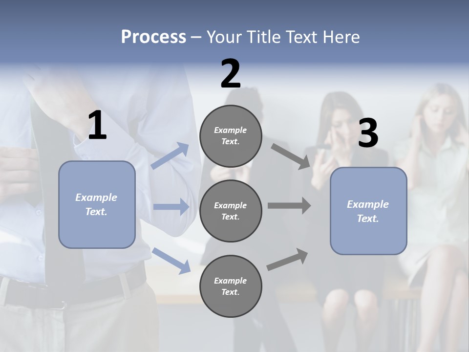 Professionals Preparing For Job Interview PowerPoint Template