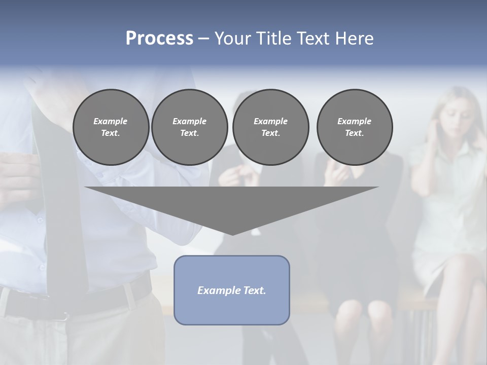Professionals Preparing For Job Interview PowerPoint Template