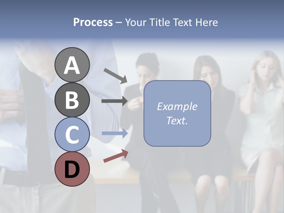 Professionals Preparing For Job Interview PowerPoint Template