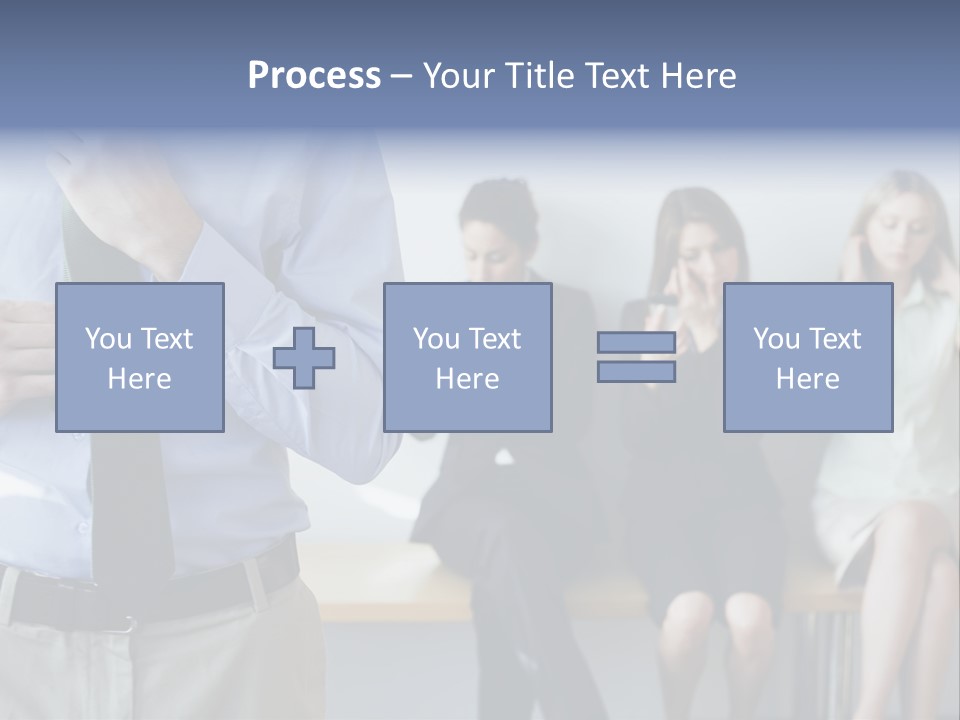 Professionals Preparing For Job Interview PowerPoint Template