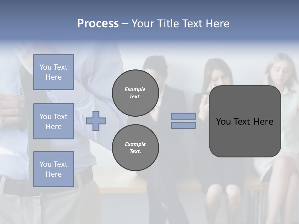 Professionals Preparing For Job Interview PowerPoint Template