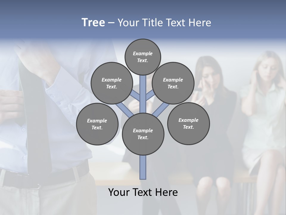 Professionals Preparing For Job Interview PowerPoint Template