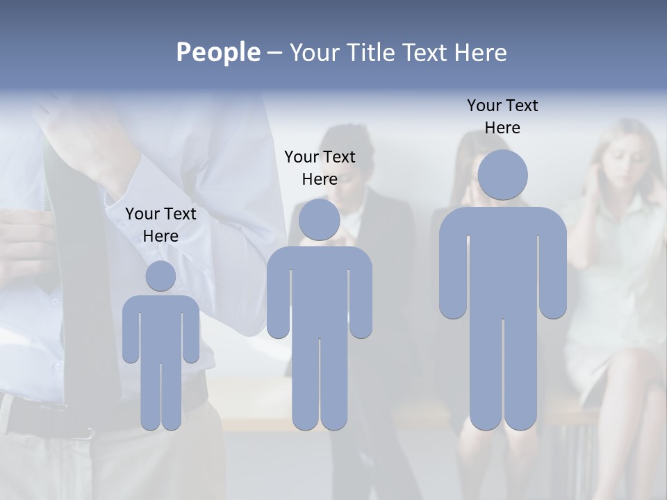 Professionals Preparing For Job Interview PowerPoint Template