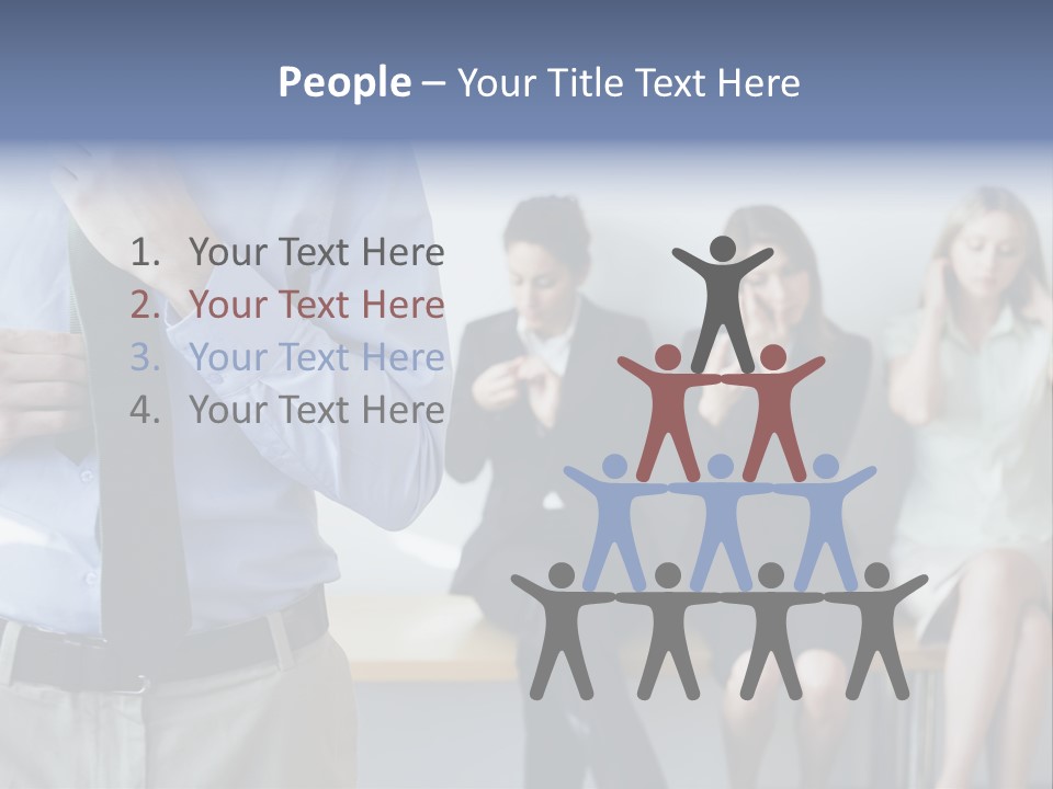 Professionals Preparing For Job Interview PowerPoint Template