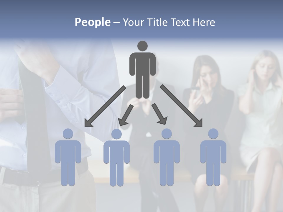 Professionals Preparing For Job Interview PowerPoint Template