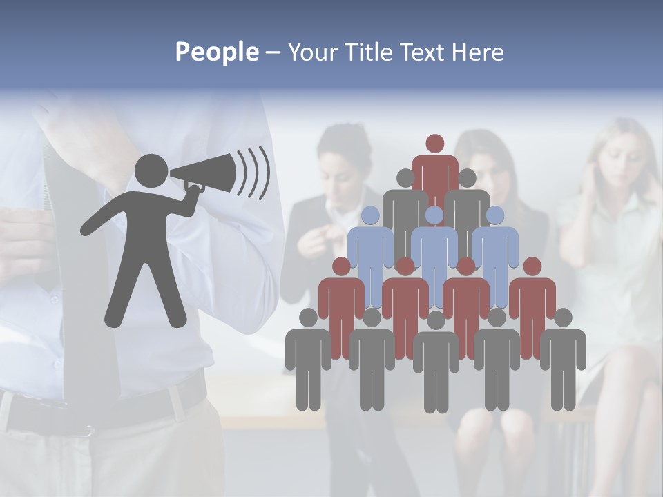 Professionals Preparing For Job Interview PowerPoint Template