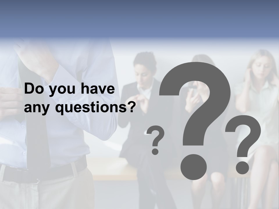 Professionals Preparing For Job Interview PowerPoint Template