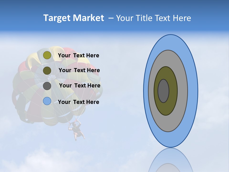 A Colorful Hot Air Balloon In The Sky PowerPoint Template