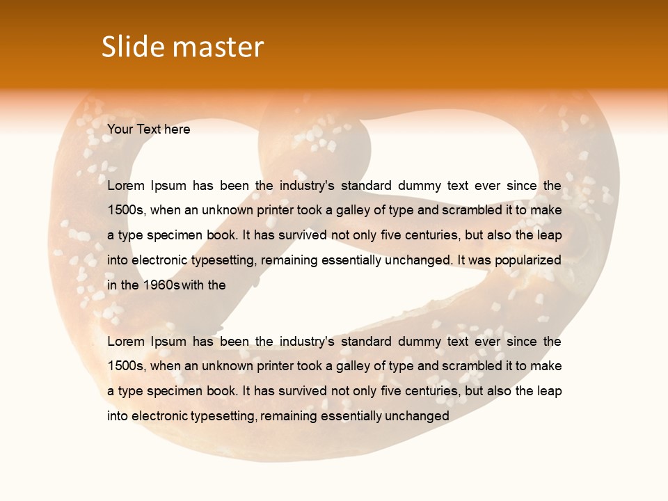 Bavarian Pretzel PowerPoint Template