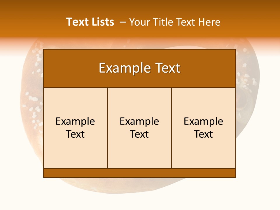 Bavarian Pretzel PowerPoint Template