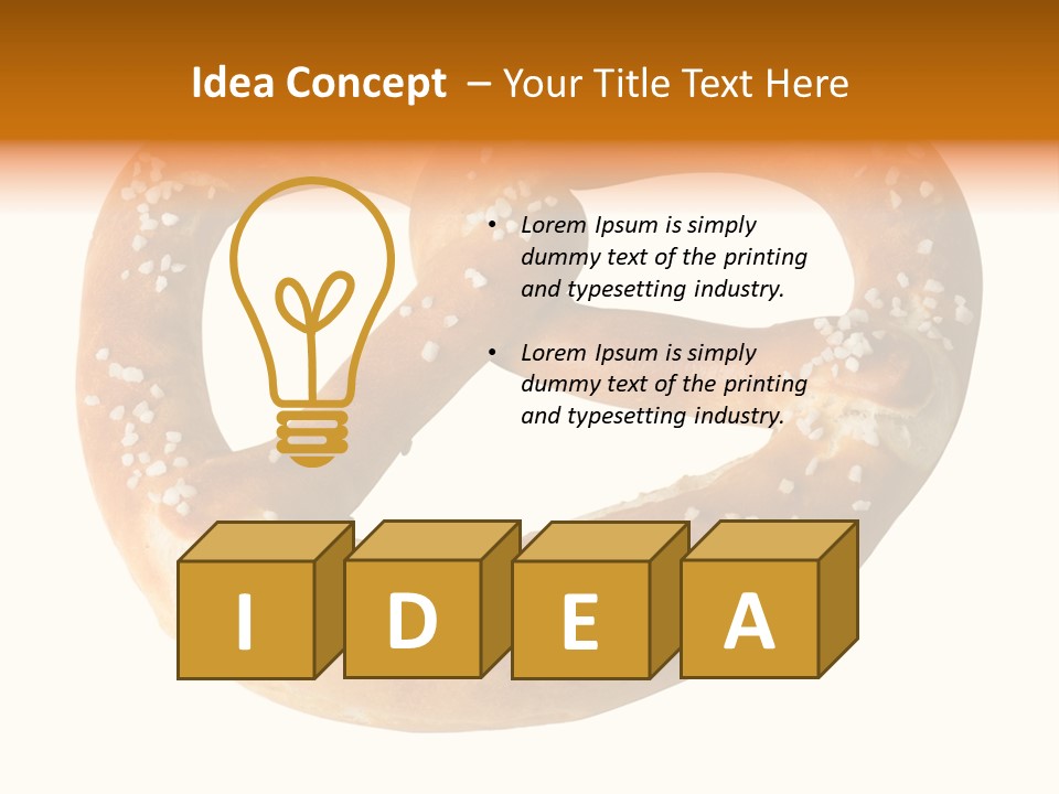 Bavarian Pretzel PowerPoint Template