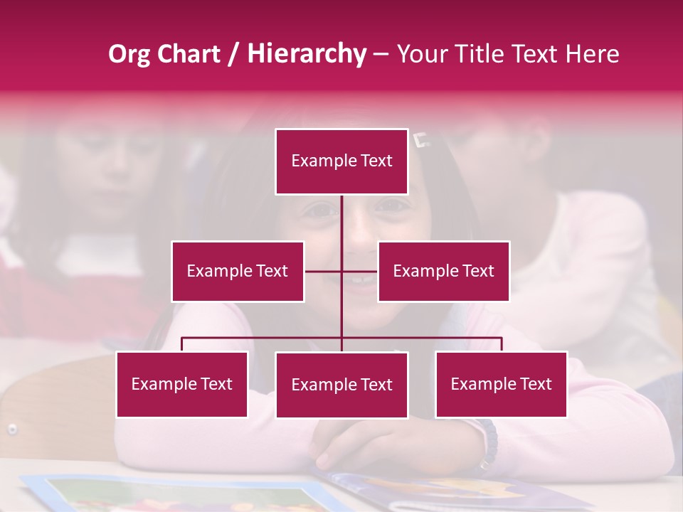 A Group Of Children Sitting At A Table In A Classroom PowerPoint Template