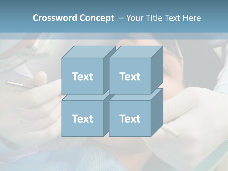 Image Of Young Lady With Dentist Over Her Checking Oral Cavity PowerPoint Template
