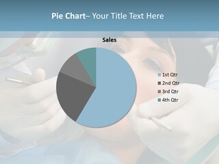 Image Of Young Lady With Dentist Over Her Checking Oral Cavity PowerPoint Template