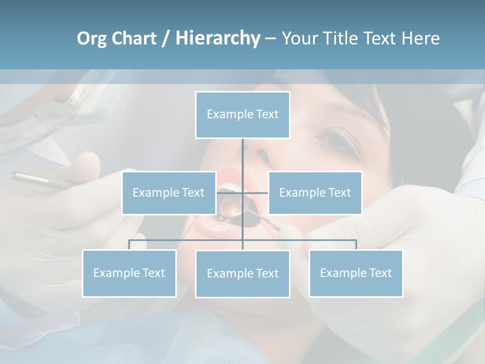 Image Of Young Lady With Dentist Over Her Checking Oral Cavity PowerPoint Template