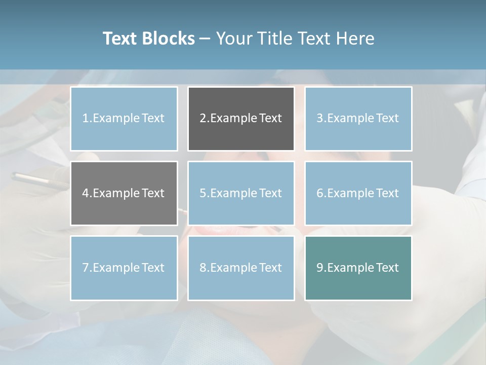 Image Of Young Lady With Dentist Over Her Checking Oral Cavity PowerPoint Template