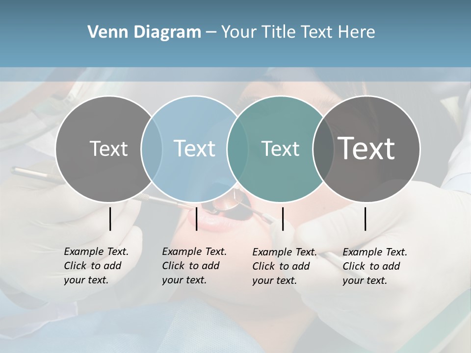 Image Of Young Lady With Dentist Over Her Checking Oral Cavity PowerPoint Template