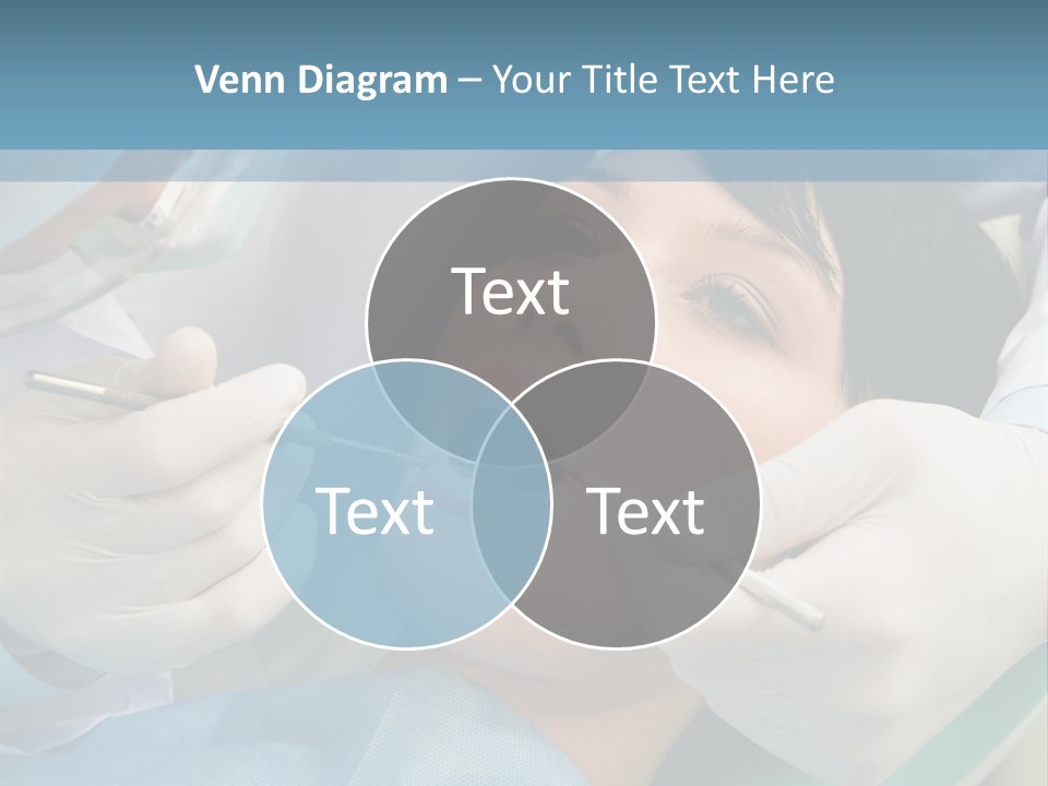 Image Of Young Lady With Dentist Over Her Checking Oral Cavity PowerPoint Template