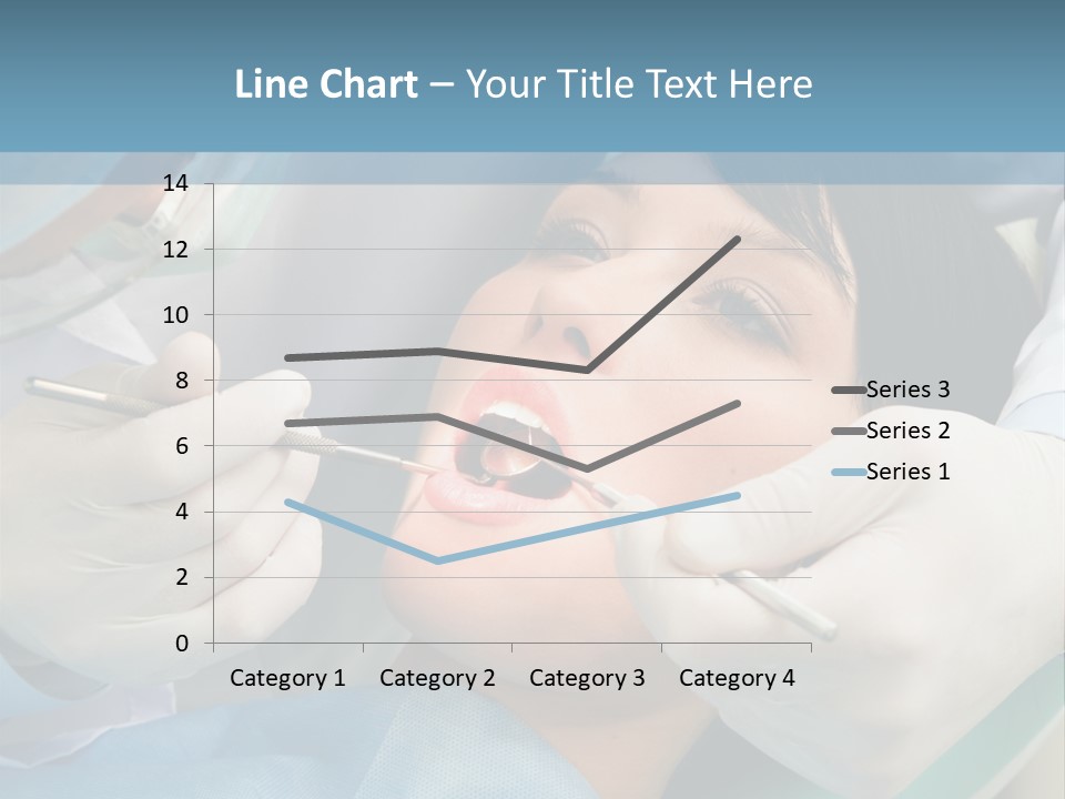 Image Of Young Lady With Dentist Over Her Checking Oral Cavity PowerPoint Template