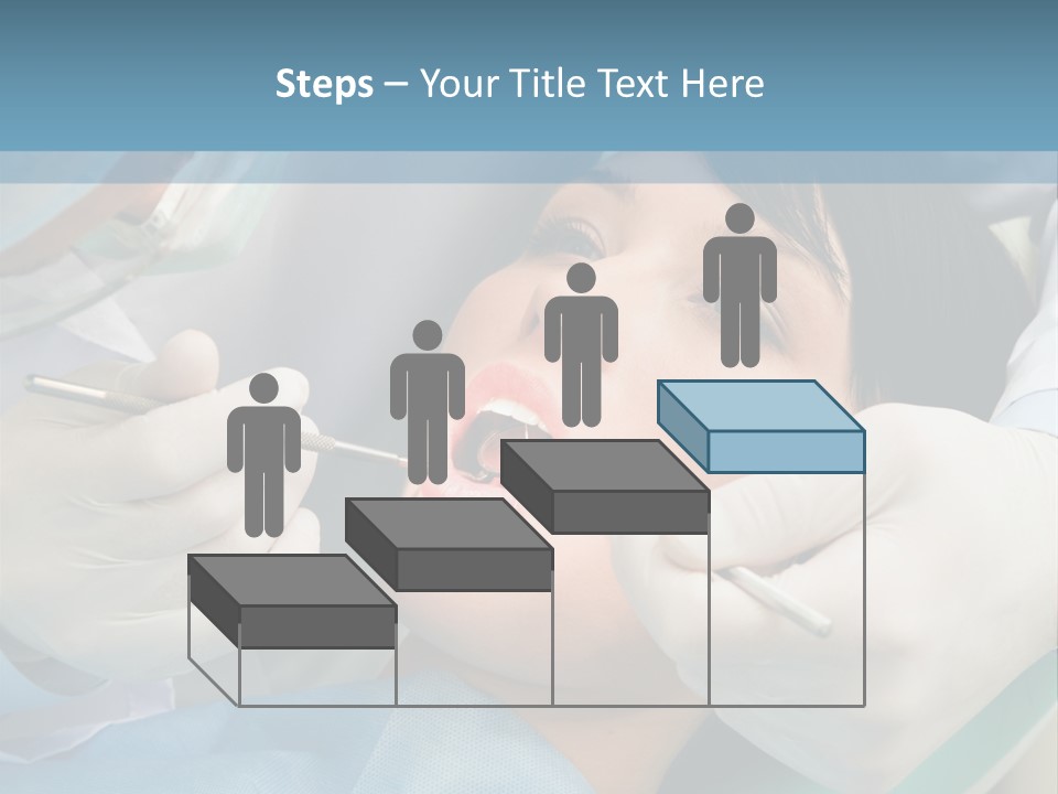 Image Of Young Lady With Dentist Over Her Checking Oral Cavity PowerPoint Template