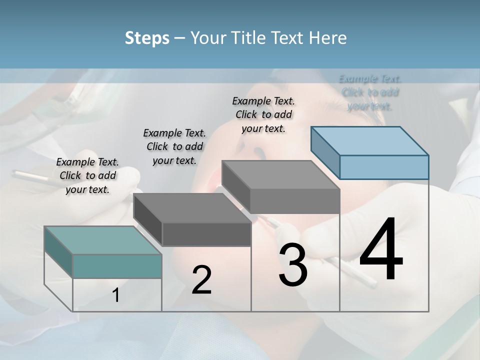 Image Of Young Lady With Dentist Over Her Checking Oral Cavity PowerPoint Template