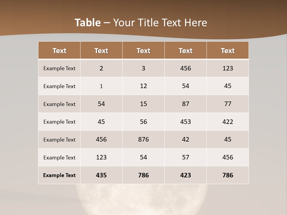 A Jet Air Plane In The Moon PowerPoint Template