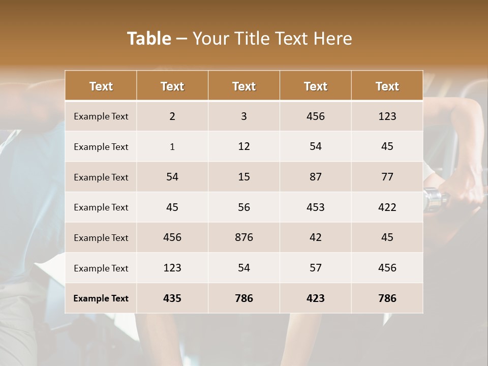 Couple In The Gym, Rivaling Each Other, Exercising With Dumbbells (Focus On The Faces) PowerPoint Template