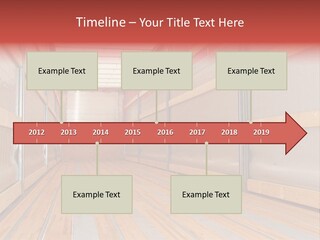 Interior View Of Empty Semi Truck Trailer PowerPoint Template