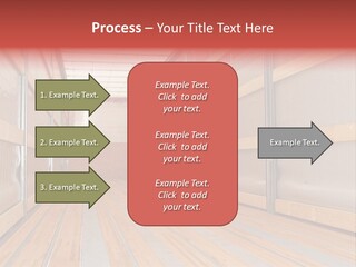Interior View Of Empty Semi Truck Trailer PowerPoint Template